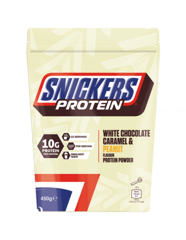 Snickers Protein Powder 455 g White Chocolate Caramel & Peanut