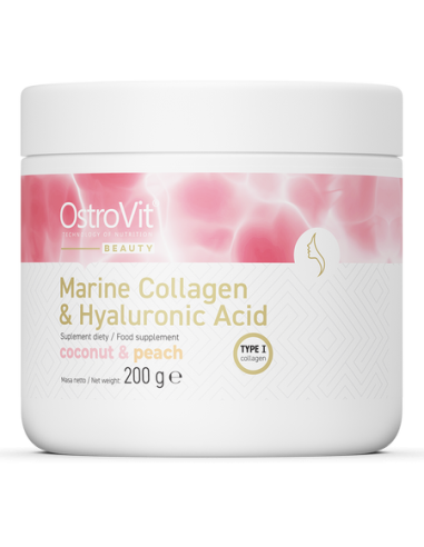 OstroVit Marine Collagen + Hyaluronic Acid + Vitamin C 200 g