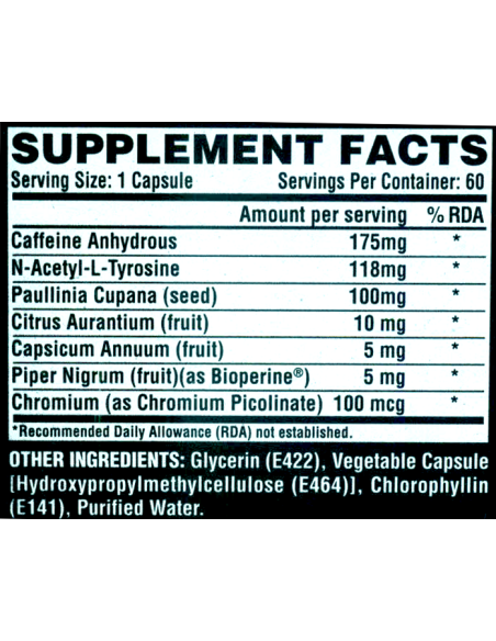 Nutrex Lipo 6 Black Ultra Concentrated