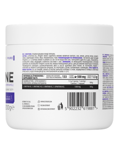 OstroVit Ornithine 200g unflavoured