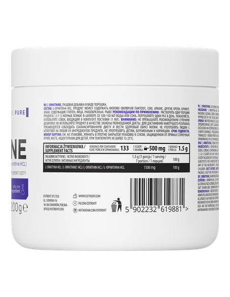 OstroVit Ornithine 200g unflavoured
