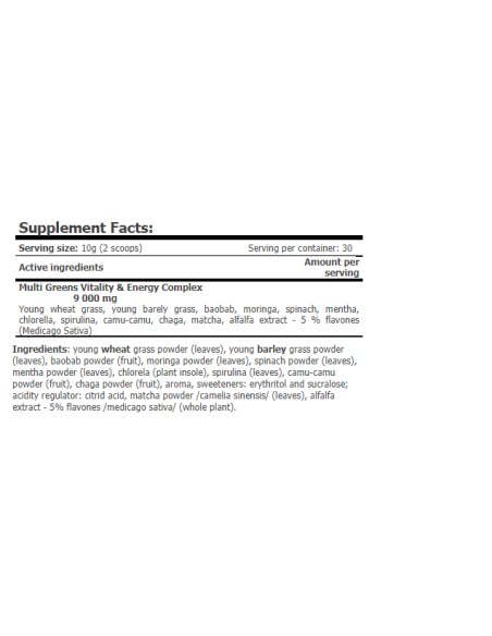 Amix GreenDay ProVEGAN Multi Greens Vitality & Energy 300 g