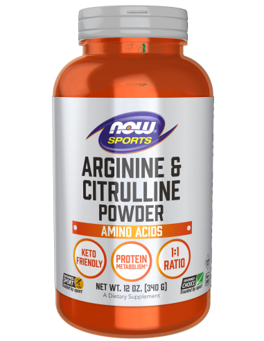 NOW Arginine and Citrulline Powder
