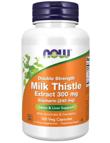 NOW Milk Thistle Extract 300 mg Double Strength