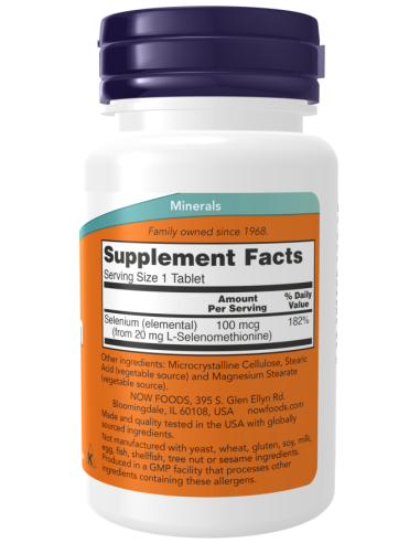 NOW Selenium 100 mcg