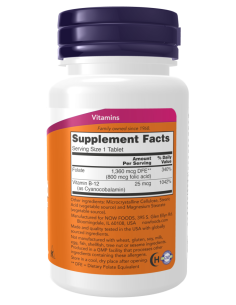 NOW Folic Acid 800 mcg 250 tabletta 2