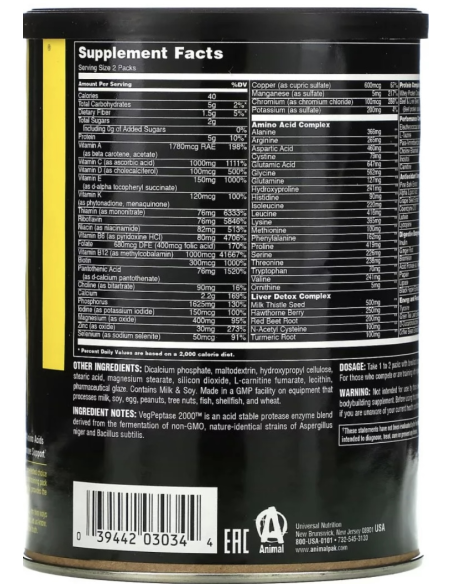 Universal Nutrition Animal Pak 30