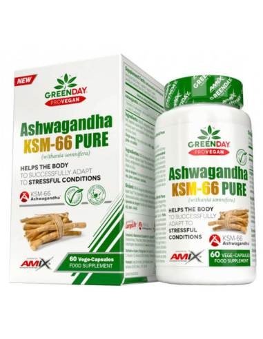 Amix GreenDay ProVEGAN Ashwagandha KSM-66 Pure 60 kapszula