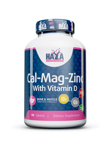 Haya Labs Calcium Magnesium & Zinc with Vitamin D 90 tabletta