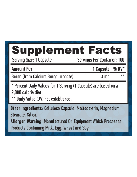 Haya Labs Boron 3 mg 100 kapszula facts
