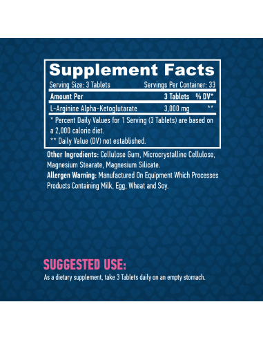 Haya Labs Arginine AKG 1000 mg 100...