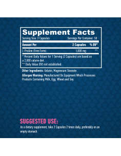 Haya Labs L-Proline 1000mg 2