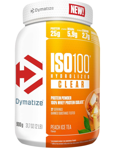 Dymatize Iso 100 Clear peach tea