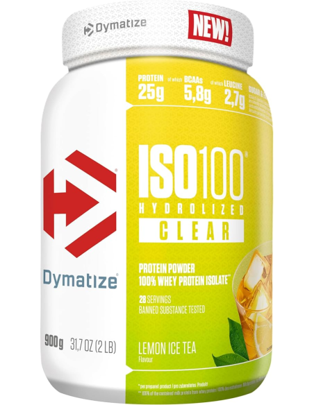 Dymatize Iso 100 Clear lemon ice tea