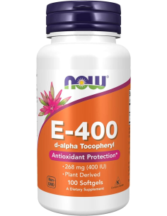 NOW E-400 100 D-alpha Tocopheryl 100