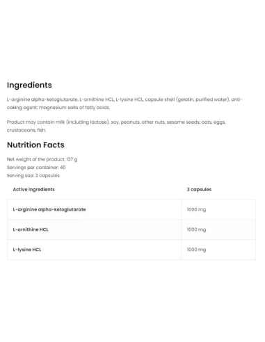 OstroVit AOL 3000 mg 120 kapszula
