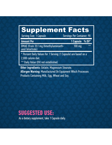 Haya Labs DMAE 351 mg 90 kapszula