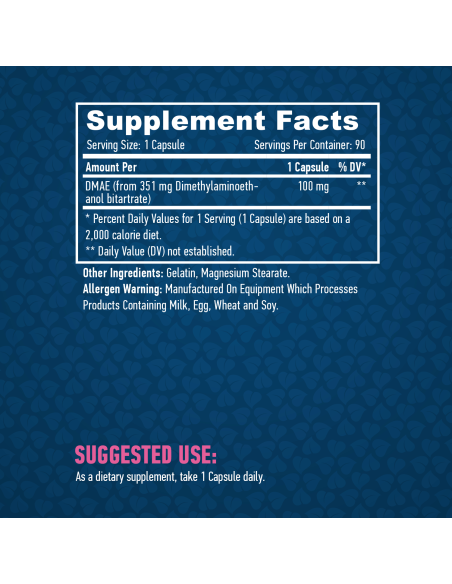 Haya Labs DMAE 351 mg 90 kapszula