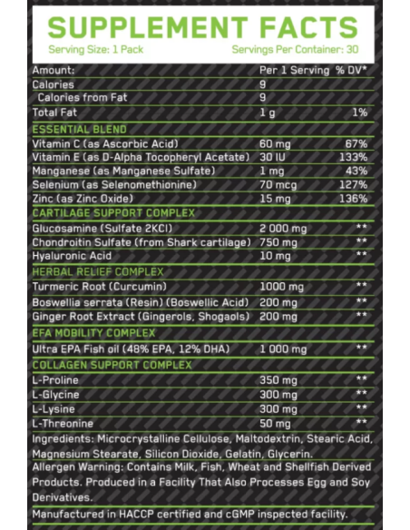 EverBuild Nutrition Joint Max 30 pack