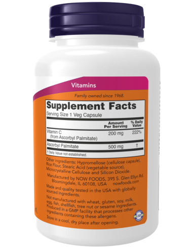 NOW Ascorbyl Palmitate 500 mg