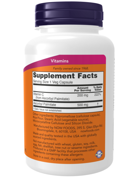 NOW Ascorbyl Palmitate 500 mg