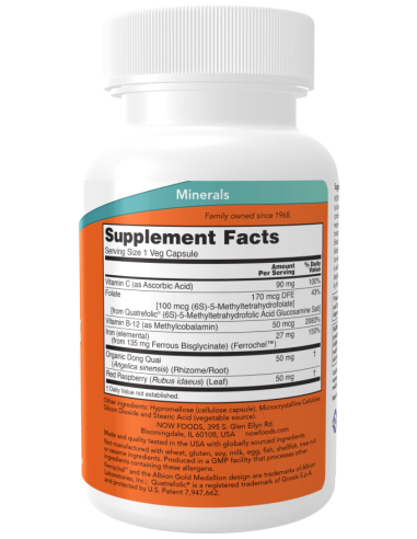 NOW Iron Complex Caps