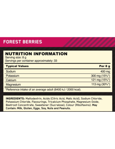 Optimum Nutrition Electrolyte Powder 264 g