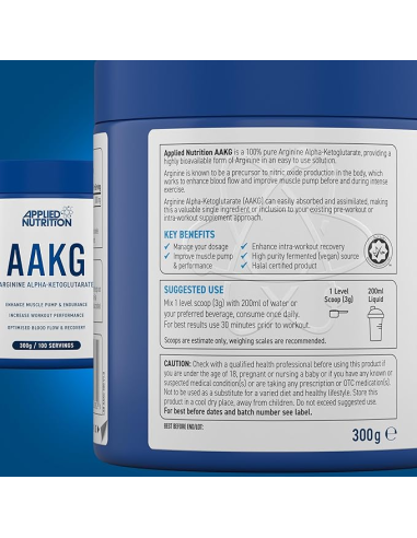Applied Nutrition Arginine Alpha Ketoglutarate 300 g unflavored
