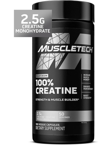 MuscleTech Platinum Creatine Monohydrate 100 kapszula