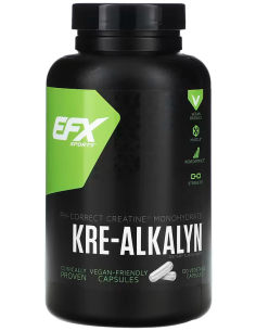 EFX Kre-Alkalyn 120 vegan-friendly capsules
