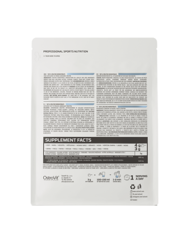 OstroVit Creatine Monohydrate 300 g facts