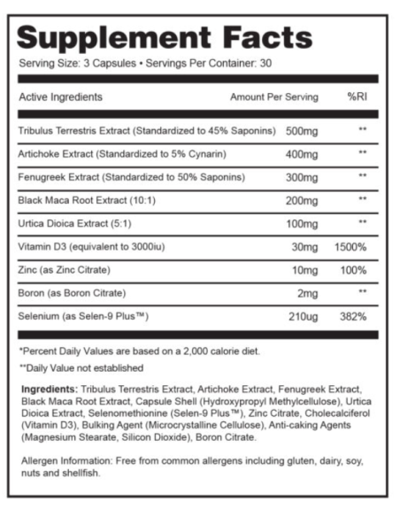 Gaspari Nutrition Viradex XT Test Support