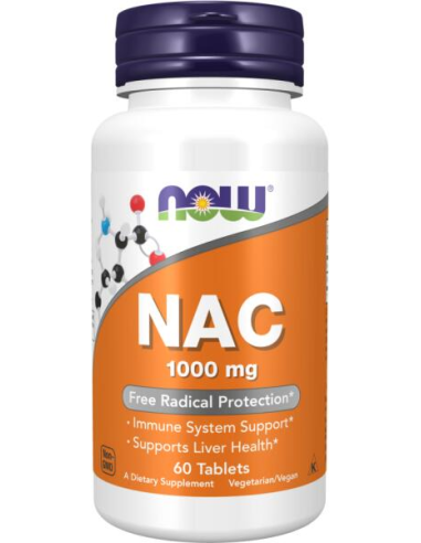 NOW NAC 1000 mg 60 tabletta