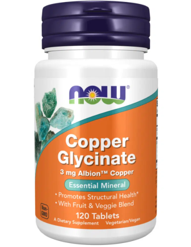 NOW Cooper Glycinate 120 tabletta
