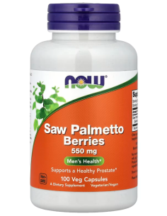NOW Saw Palmetto Berries 550 mg 100 kapszula