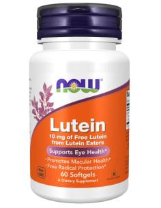 NOW Lutein 10mg 60 gélkapszula