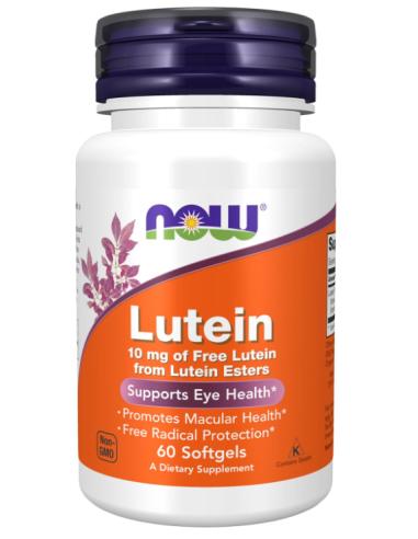 NOW Lutein 10mg 60 gélkapszula