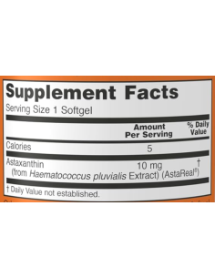 NOW Astaxanthin 10 mg 60 gélkapszula 2