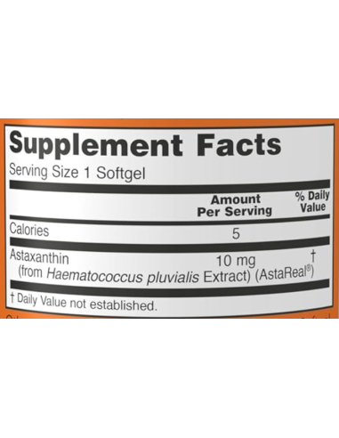NOW Astaxanthin 10 mg