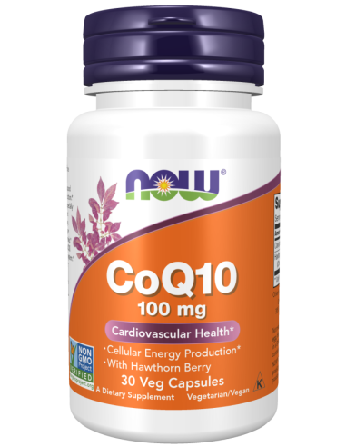 NOW CoQ10 100 mg 30 vegan