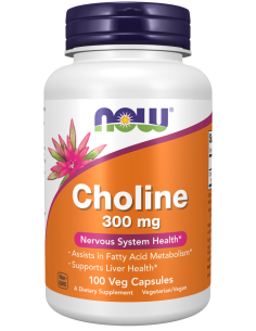 NOW Choline 300 mg 100 kapszula