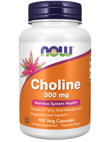 NOW Choline 300 mg 100 kapszula