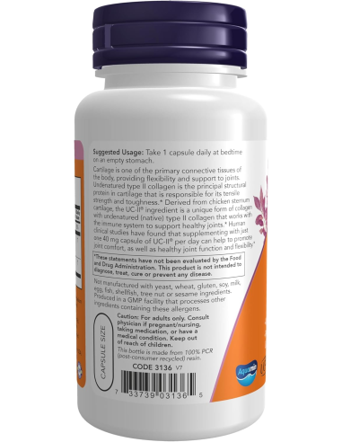 NOW UC-II Advanced Joint Relief 60 kapszula