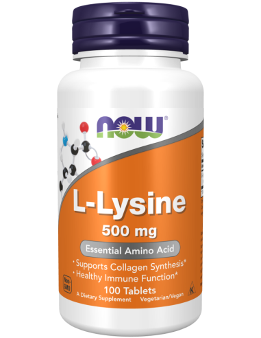 NOW L-Lysine 500 mg 100 tabletta