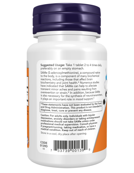 NOW SAMe 400 mg 30 tabletta