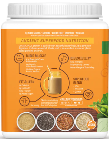 Sunwarrior Protein Classic Plus 375 g banner 1