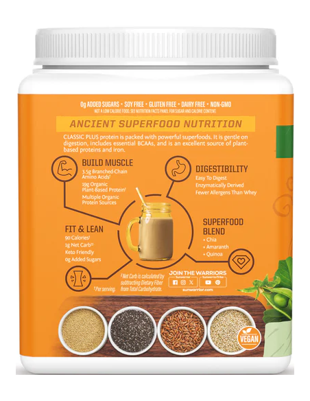 Sunwarrior Protein Classic Plus 375 g banner 1