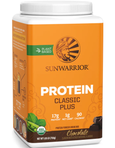 Sunwarrior Protein Classic Plus 750 g csoki