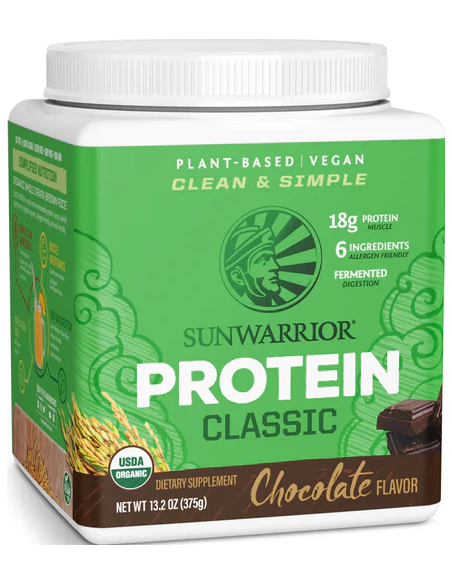 Sunwarrior Protein Classic 375 g csoki