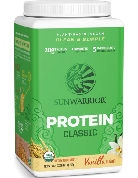 Sunwarrior Protein Classic 750 g vanilía2